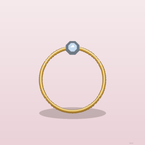 Bague Solitaire Zircon