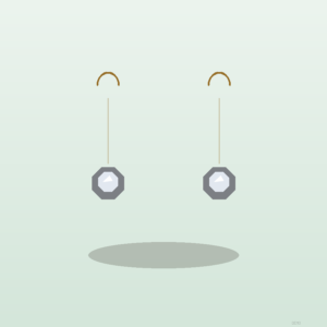 Boucles Pendantes Lune