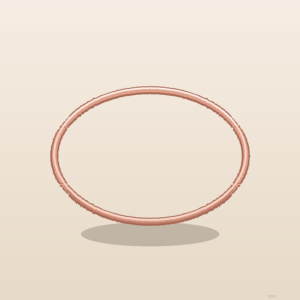 Bracelet Jonc Rose