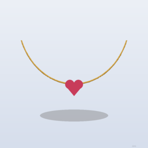 Collier Pendentif Cœur